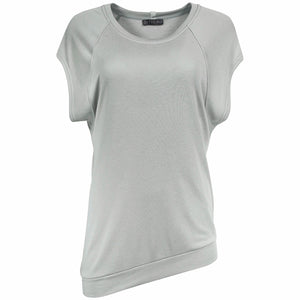 Sennen Sustainable Pale Grey Raglan Sweater by OFF>GRID