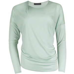 Phia Sea Green Bamboo Jersey Top by OFF>GRID