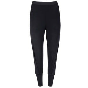 Wasaga Black Bamboo Jersey Yoga Trouser by OFF>GRID